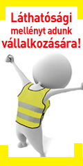 Láthatósági mellény álló